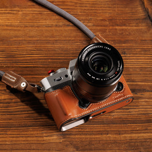 SmallRig Leather Half Case Kit for FUJIFILM X-T30 & X-T30 II & X-T30 III (Brown) 5670