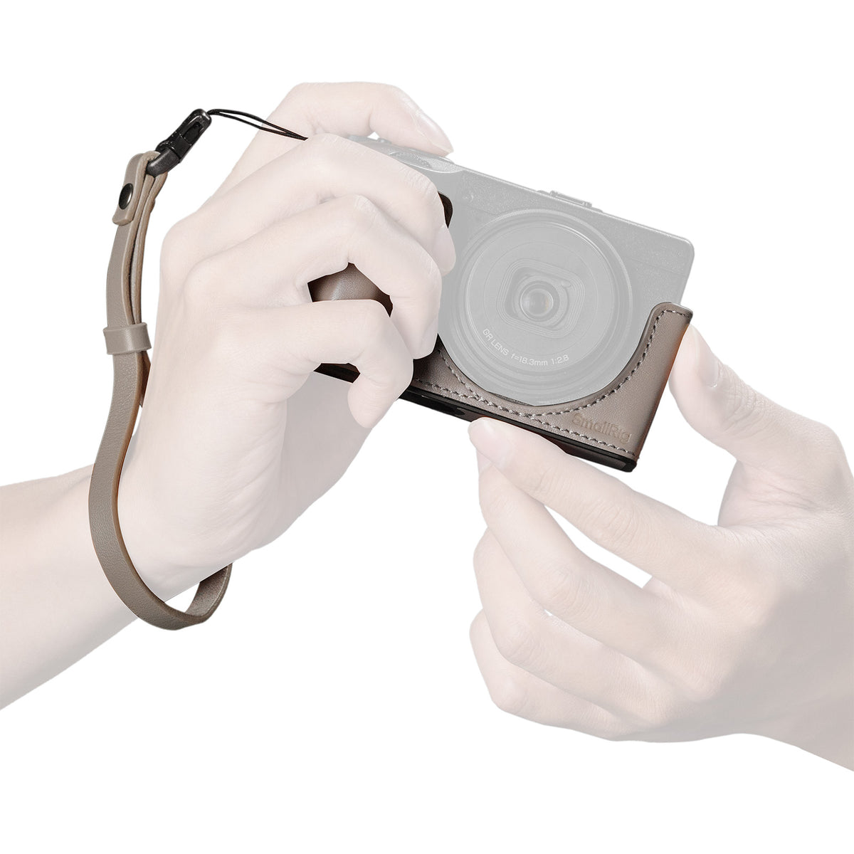SmallRig Quick Release Wrist Strap for Ricoh GR Series (Grey)