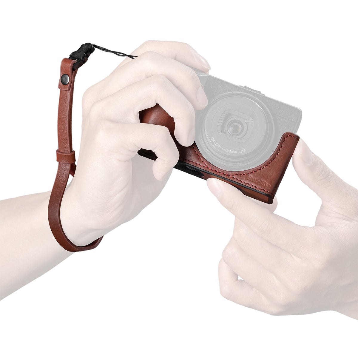 SmallRig Quick Release Wrist Strap for Ricoh GR Series (Red)