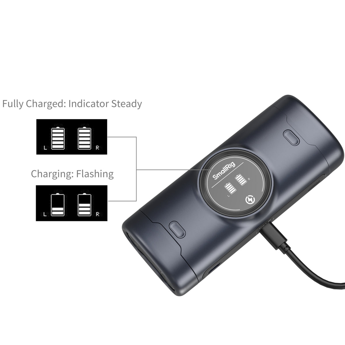 SmallRig Portable Charger Case Kit for NP-FZ100 Camera Batteries