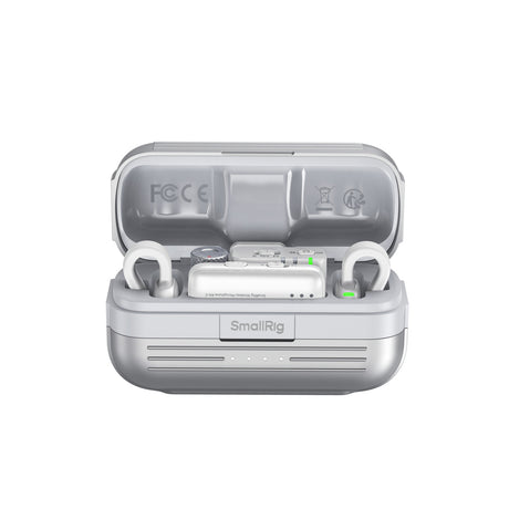 SmallRig S 70 Wireless Microphone with Multi-Device Compatibility (White）5716