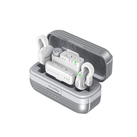 SmallRig S 70 Wireless Microphone with Multi-Device Compatibility (White）5716