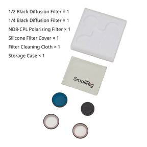 SmallRig 1/2 Black Diffusion & 1/4 Black Diffusion & ND8-CPL Polarizing Filter Kit for DJI Osmo Nano