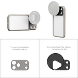 SmallRig FilMov Lightweight Photography Bumper Case for iPhone 17 Pro Max (Gray)