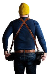 Skinny Money Maker | Thin Leather Camera Harness