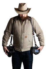 Skinny Money Maker | Thin Leather Camera Harness