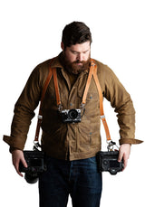 Skinny Money Maker | Thin Leather Camera Harness