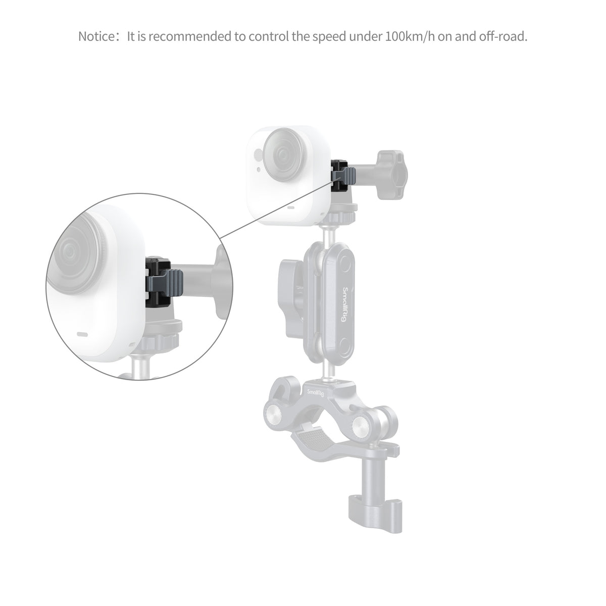 SmallRig Quick Release Mount Adapter for Insta360 GO Ultra