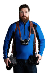 Skinny Money Maker | Thin Leather Camera Harness