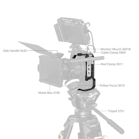 SmallRig "HawkLock" Quick Release Cage for Canon EOS R6 Mark III / R6 Mark II