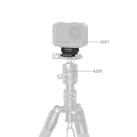 SmallRig Dual-Side Attachable Arca-Type Mount Support for DJI Osmo Action 6 6014