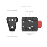 SmallRig Quick Release V-Lock Mount Plate Kit 6021