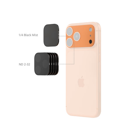 SmallRig Square ND & Black Mist Filter Kit for iPhone 17 Pro Max (Silver)6077