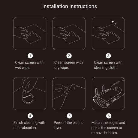 SmallRig HD Screen Protector Kit for DJI RC Pro 2 6112