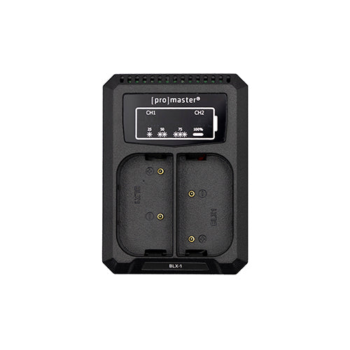 ProMaster Dually Charger - USB-A for OM System BLX-1 - Image 1