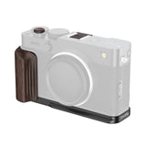 SmallRig L-Shaped Mount Plate with Wooden Handle for FUJIFILM X-E5 （Black)6237