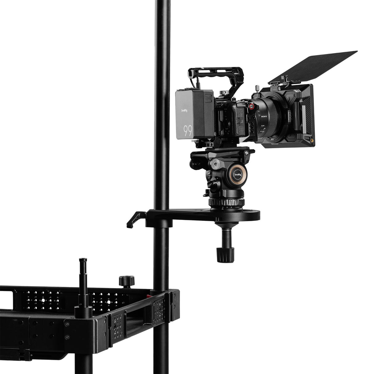 SmallRig Tripod Head Mout Plate for Camera Cart (75mm/100mm) 6253
