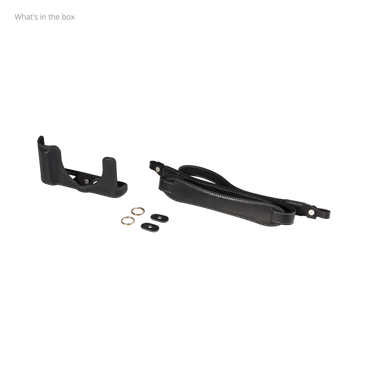 SmallRig Leather Half Case Kit for Panasonic LUMIX L10（Black）6274
