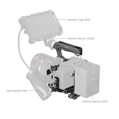 SmallRig "HawkLock" Quick Release Cage Kit for Canon EOS R6 V 6381