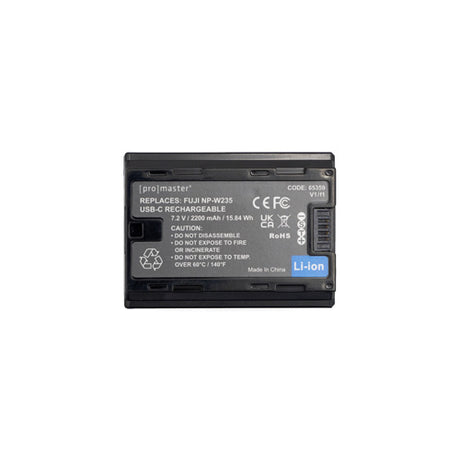 ProMaster Li-ion Battery for Fujifilm NP-W235 with USB-C Charging - Image 3