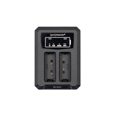 ProMaster Dually Charger - USB-A for OM System BLS50  - Image 1