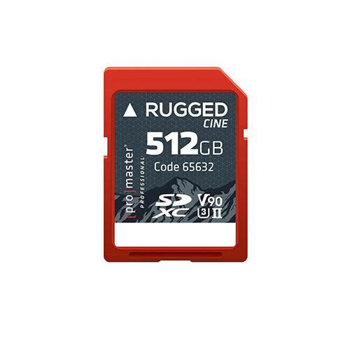 ProMaster SDXC 512GB Rugged™ CINE UHS-II V90 Memory Card - Image 1