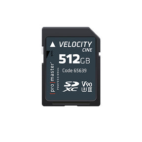 ProMaster SDXC 512GB Velocity CINE UHS-II V90 Memory Card - Image 1