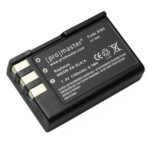 ProMaster Li-ion Battery for Nikon EN-EL9A  - Image 1