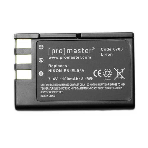 ProMaster Li-ion Battery for Nikon EN-EL9A  - Image 3