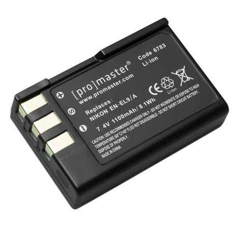 ProMaster Li-ion Battery for Nikon EN-EL9A  - Image 1