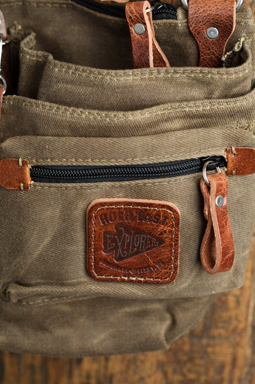 Leather Explorer Lens Quiver | Leather Messenger Bag