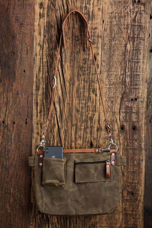 Leather Explorer Lens Quiver | Leather Messenger Bag