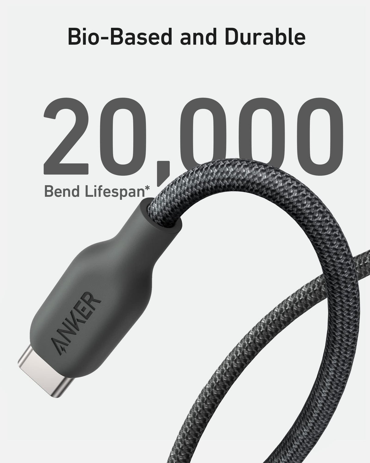 Anker 543 USB C to USB C Cable (240W, 10 ft)