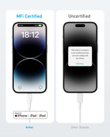Anker 310 USB C to Lightning Cable (6 ft, 2pack)