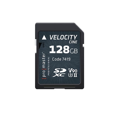 ProMaster SDXC 128GB Velocity CINE UHS-II V90 Memory Card - Image 1