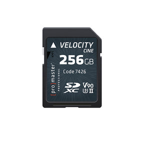 ProMaster SDXC 256GB Velocity CINE UHS-II V90 Memory Card - Image 1