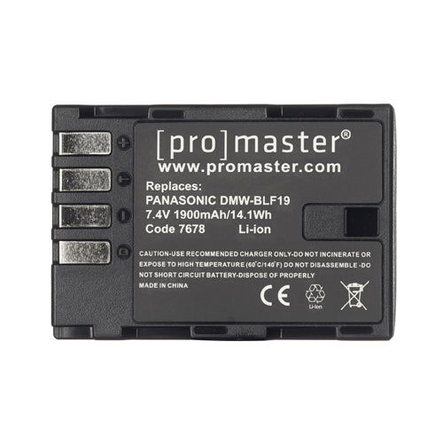 ProMaster Li-ion Battery for Panasonic DMW-BLF19  - Image 3