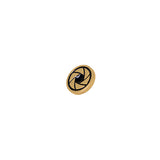 ProMaster Deluxe Soft Shutter Button - Bright Brass Leaf Shutter Design - Image 1