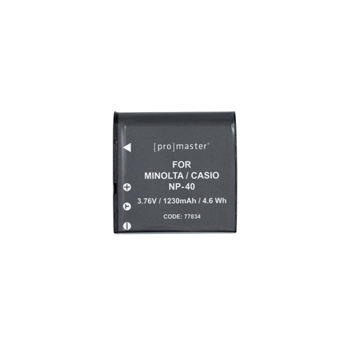 ProMaster Li-ion Battery for Minolta / Casio: NP-40  - Image 2