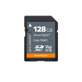 ProMaster SDXC 128GB Advanced UHS-II V60 Memory Card - Image 1