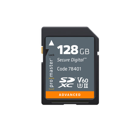 ProMaster SDXC 128GB Advanced UHS-II V60 Memory Card - Image 1