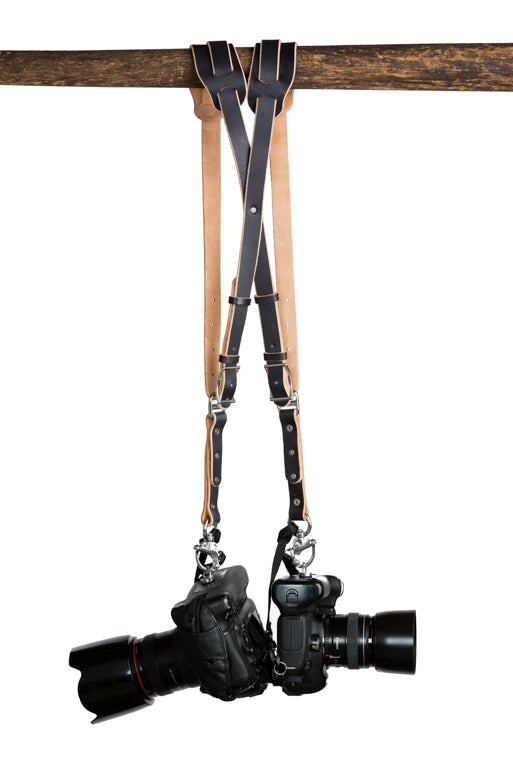 Skinny Money Maker | Thin Leather Camera Harness