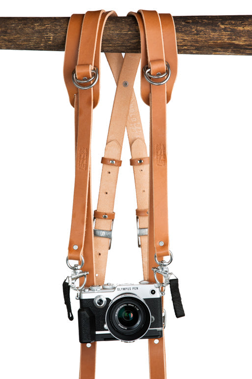 Skinny Money Maker | Thin Leather Camera Harness