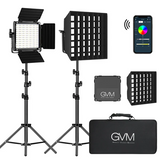 GVM-800D-II 40W Bi-color and RGB Video Panel Light