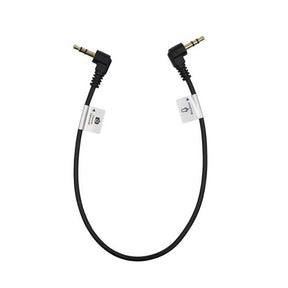 ProMaster Audio Cable 3.5mm TRS male right angle - 3.5mm TRS male right angle - 1' straight - Image 1