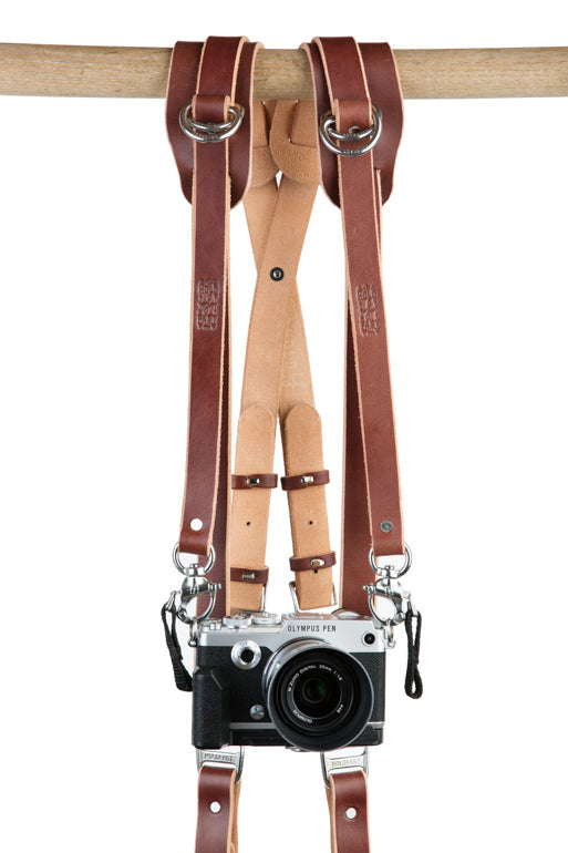 Skinny Money Maker | Thin Leather Camera Harness