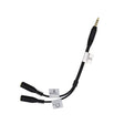ProMaster Audio Cable 3.5mm TRRS male straight - dual 3.5mm female straight - 7 1/2" straight splitter - Image 1