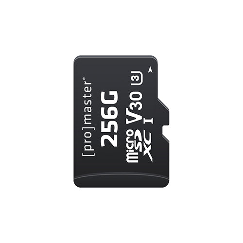 ProMaster Micro SDXC 256GB Advanced UHS-I V30 Memory Card - Image 1