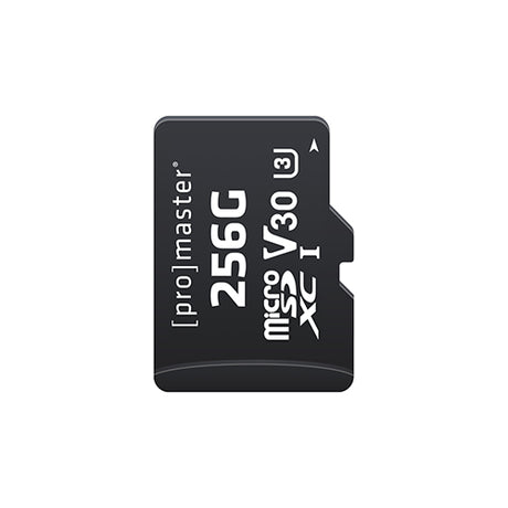 ProMaster Micro SDXC 256GB Advanced UHS-I V30 Memory Card - Image 1