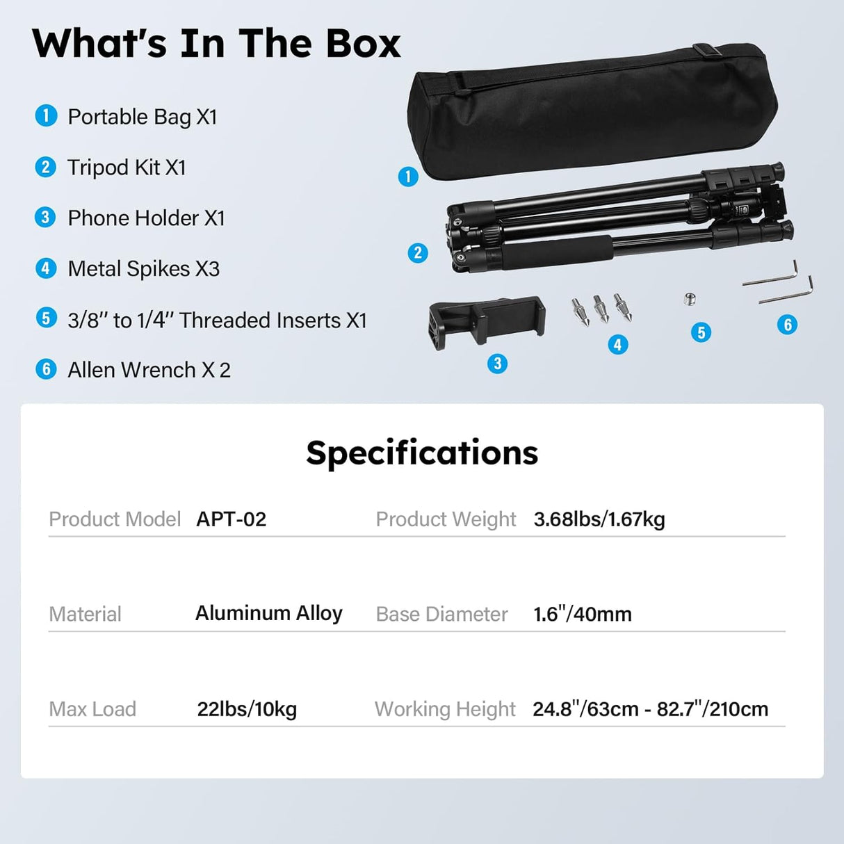 SIRUI Camera Tripod & Monopod Stand APT-02
